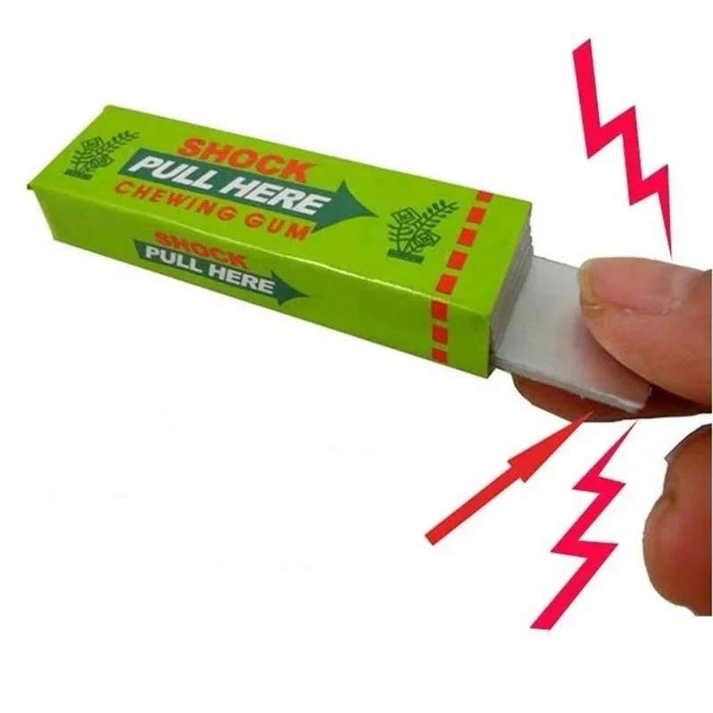 Shock Pen Prank Toy - 電気ショックおもしろグミ、引っ張ると頭がショック！おもちゃ、プレゼント、いたずらグッズ、面白い