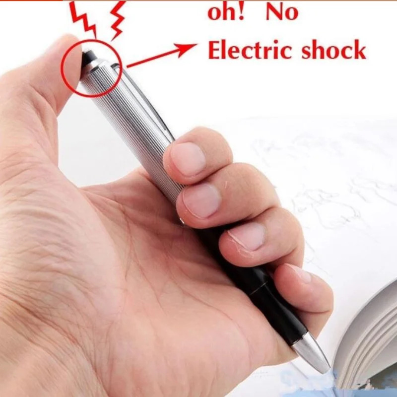 ユニークなデザインのペン。おもちゃとしても使える便利なガジェ - Shock Pen Prank Toy のレビューと価格