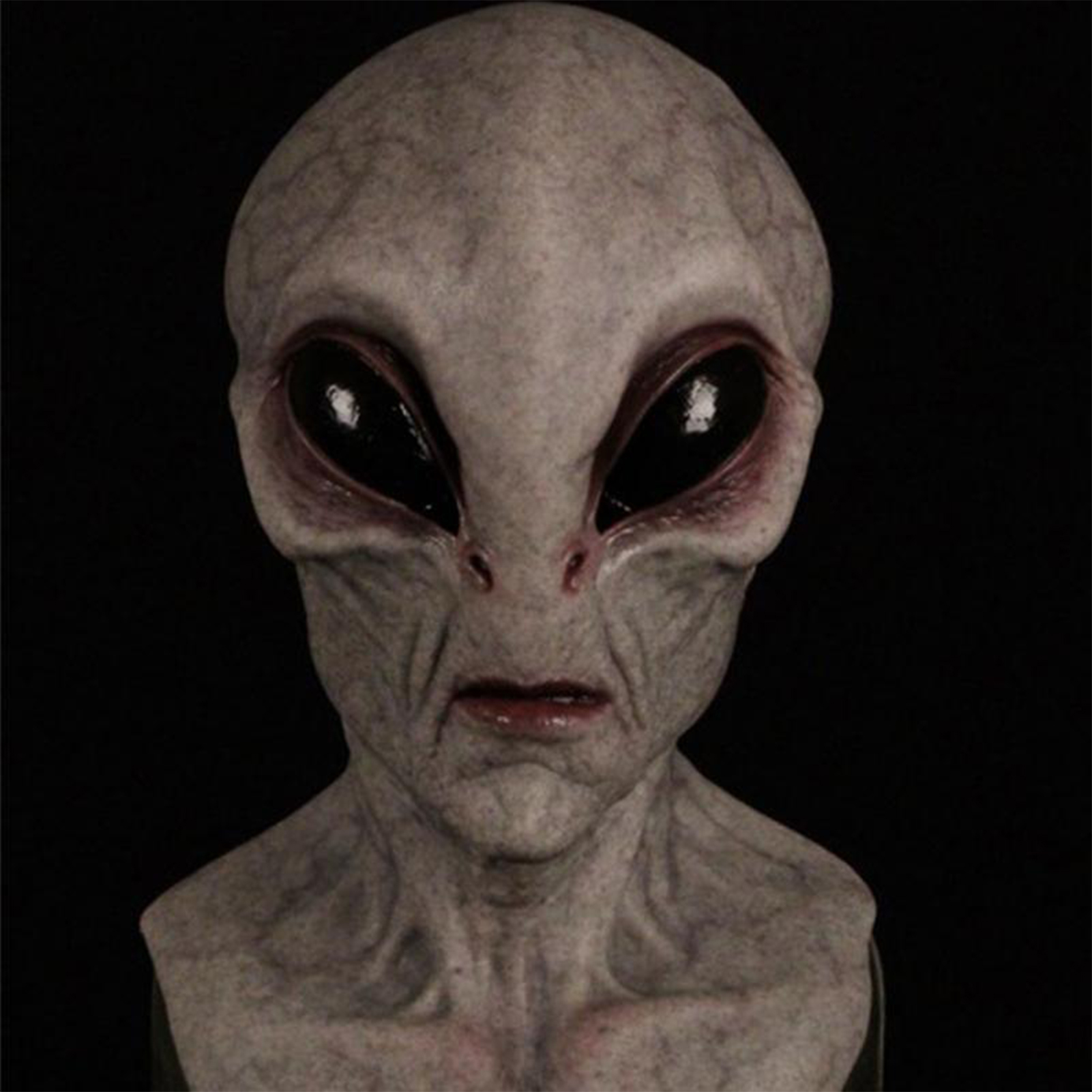 ハロウィーンパーティー、コスプレ、不気味なホラー小道具に最適 - Latex Alien Mask Realistic のレビューと価格