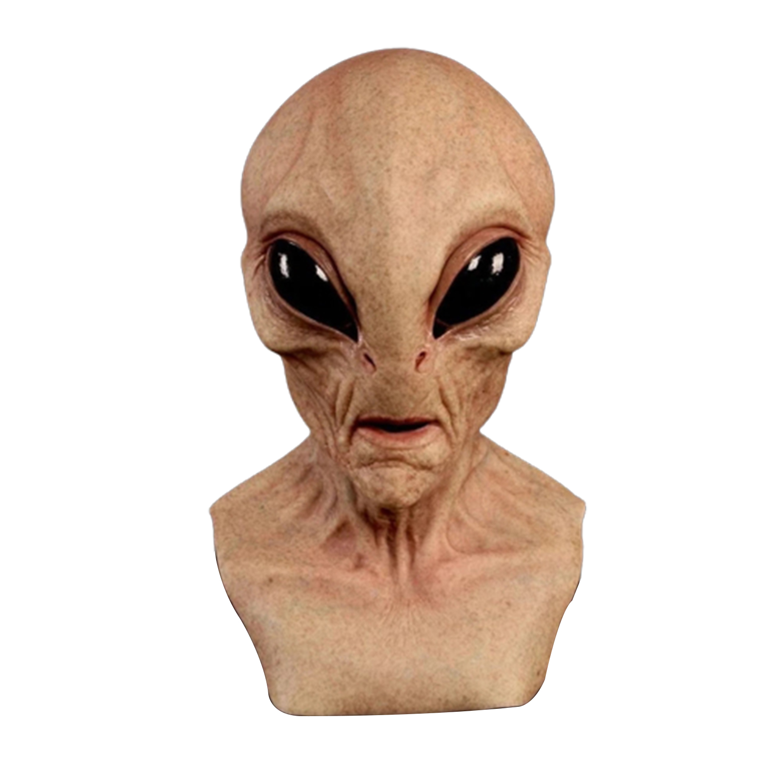 ハロウィーンパーティー、コスプレ、不気味なホラー小道具に最適 - Latex Alien Mask Realistic のレビューと価格