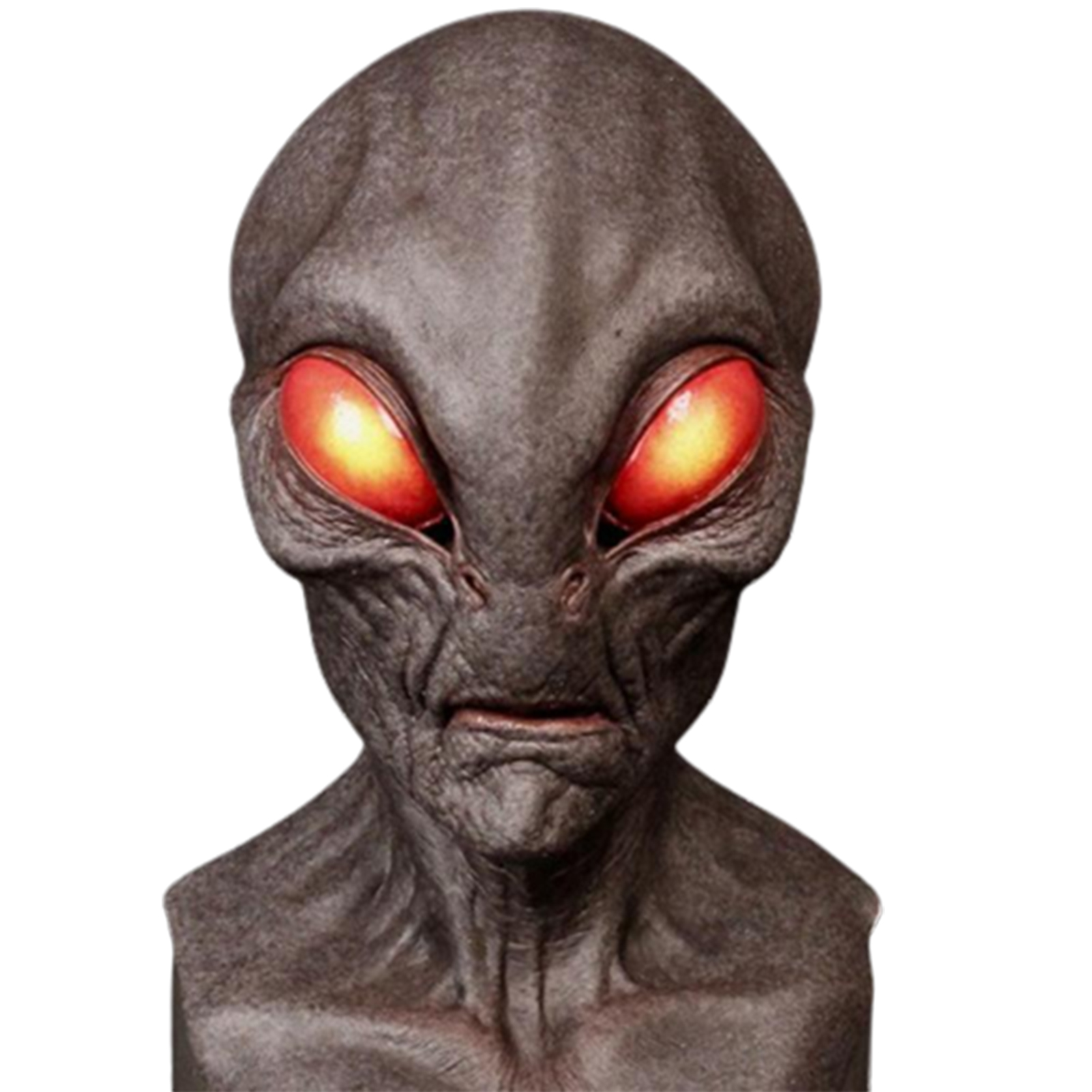 ハロウィーンパーティー、コスプレ、不気味なホラー小道具に最適 - Latex Alien Mask Realistic のレビューと価格