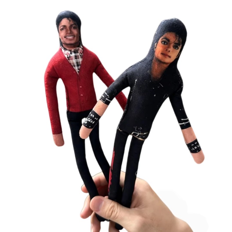 1～6個入り マイケル・ジャクソンの関節可動式ぬいぐるみ。コ - Novelty Gifts のレビューと価格