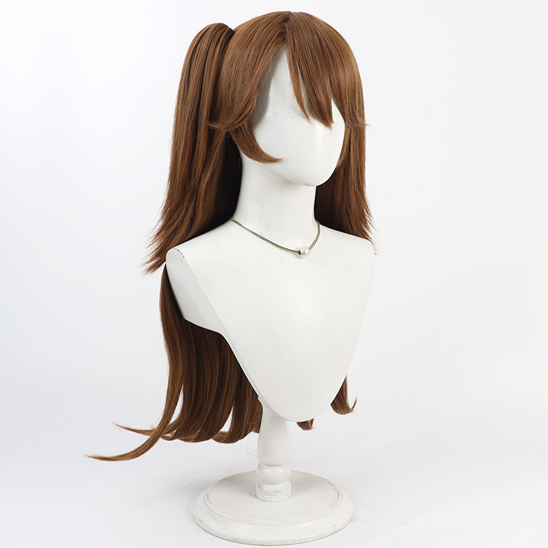 シシガミ レオナ Vtuber コスプレウィッグ ブラウン  - Anime Cosplay Wig Heat Resistant のレビューと価格