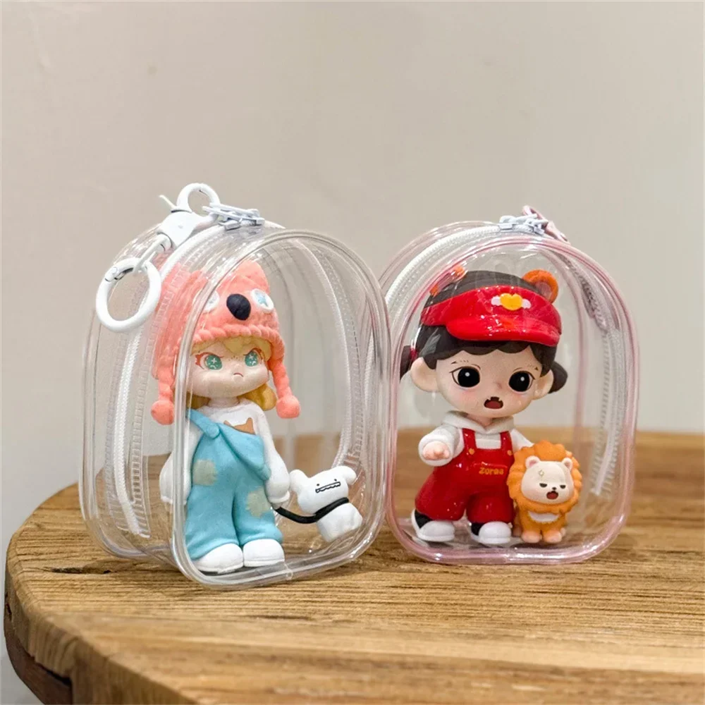 新しい携帯用透明ファスナー付き収納バッグ、キーホルダー、漫画 - Novelty Gifts のレビューと価格