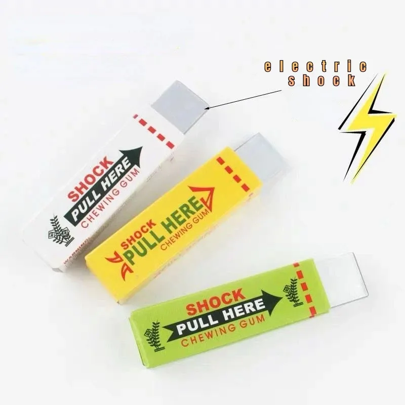 電気ショックおもしろグミ、引っ張ると頭がショック！おもちゃ、 - Shock Pen Prank Toy のレビューと価格