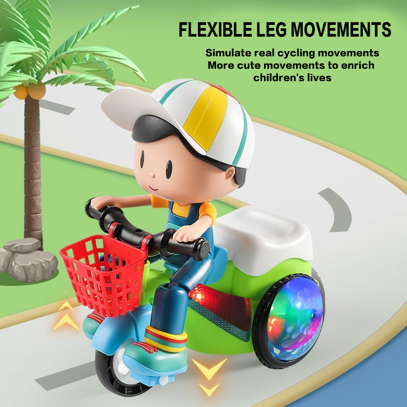 電動おもちゃ付きの三輪車に乗って、回転アクションや音と光を楽 - Novelty Gifts のレビューと価格