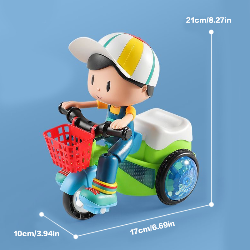 電動おもちゃ付きの三輪車に乗って、回転アクションや音と光を楽 - Novelty Gifts のレビューと価格